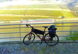 Ghost gravel bike on the Rhein