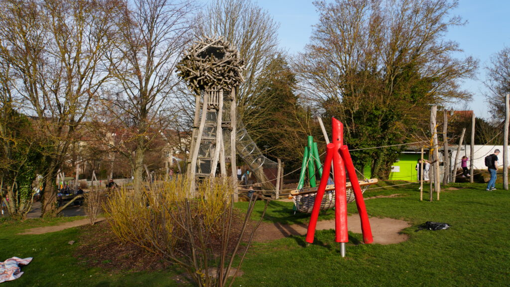 Wooden tower at Alla Hopp Edenkoben